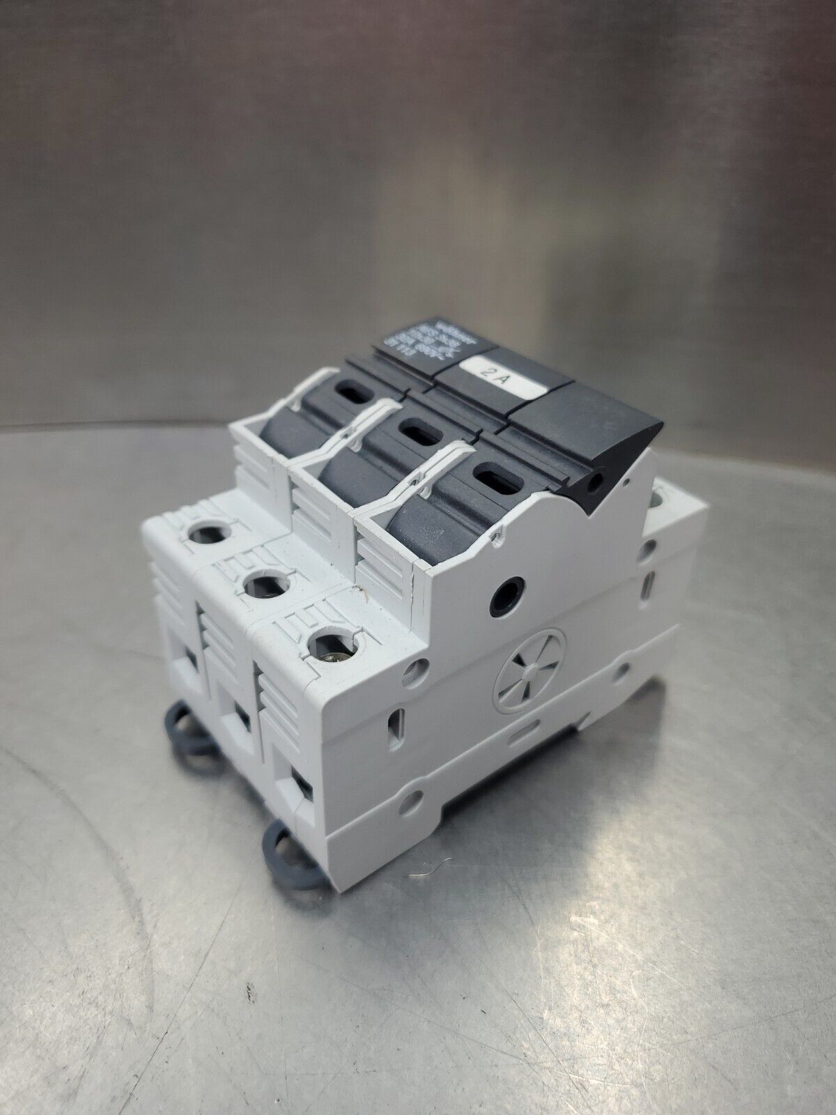 Wöhner AES 3x38 Fuse Holder w/3, 2A 690V Fuses.                             4C-1