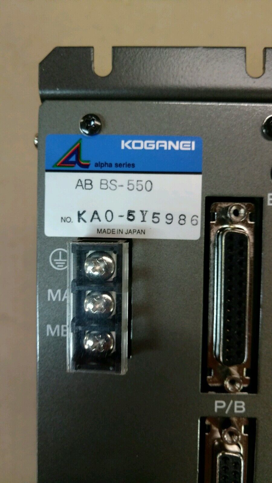 Koganei AB BS-550 Yamaha SRC1 MAX 200VA Robotic Controller Drive *New*.      AUC