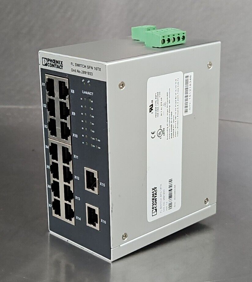 PHOENIX CONTACT FL SWITCH SFN 16TX 2891933.                                3B-19