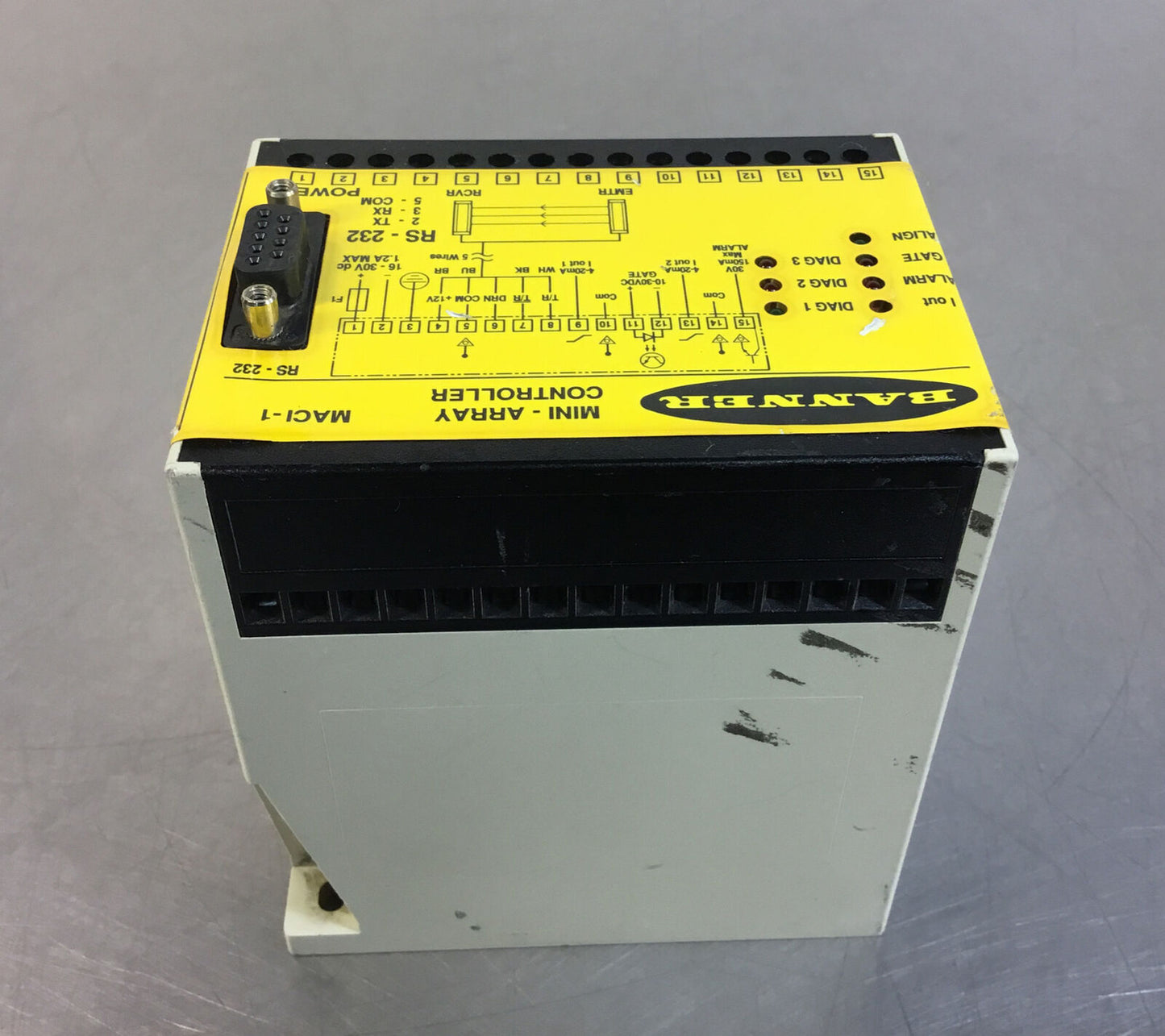 Banner Engineering MACI-1 Mini Array Scanner Controller 16-30VDC   6D