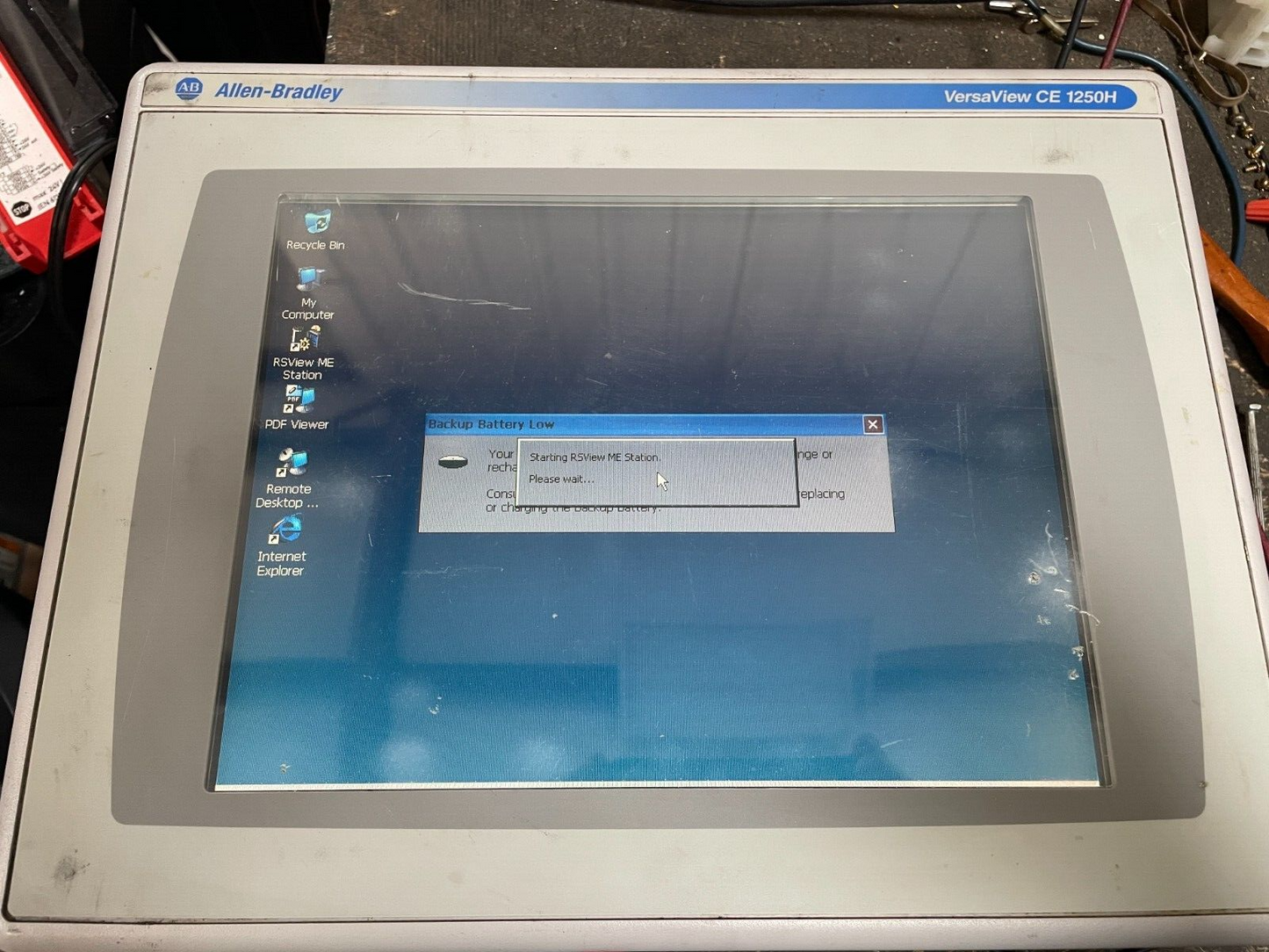 Allen Bradley VersaView CE 1250H 6189-RDT12C Color Touch 12.1" Display Module