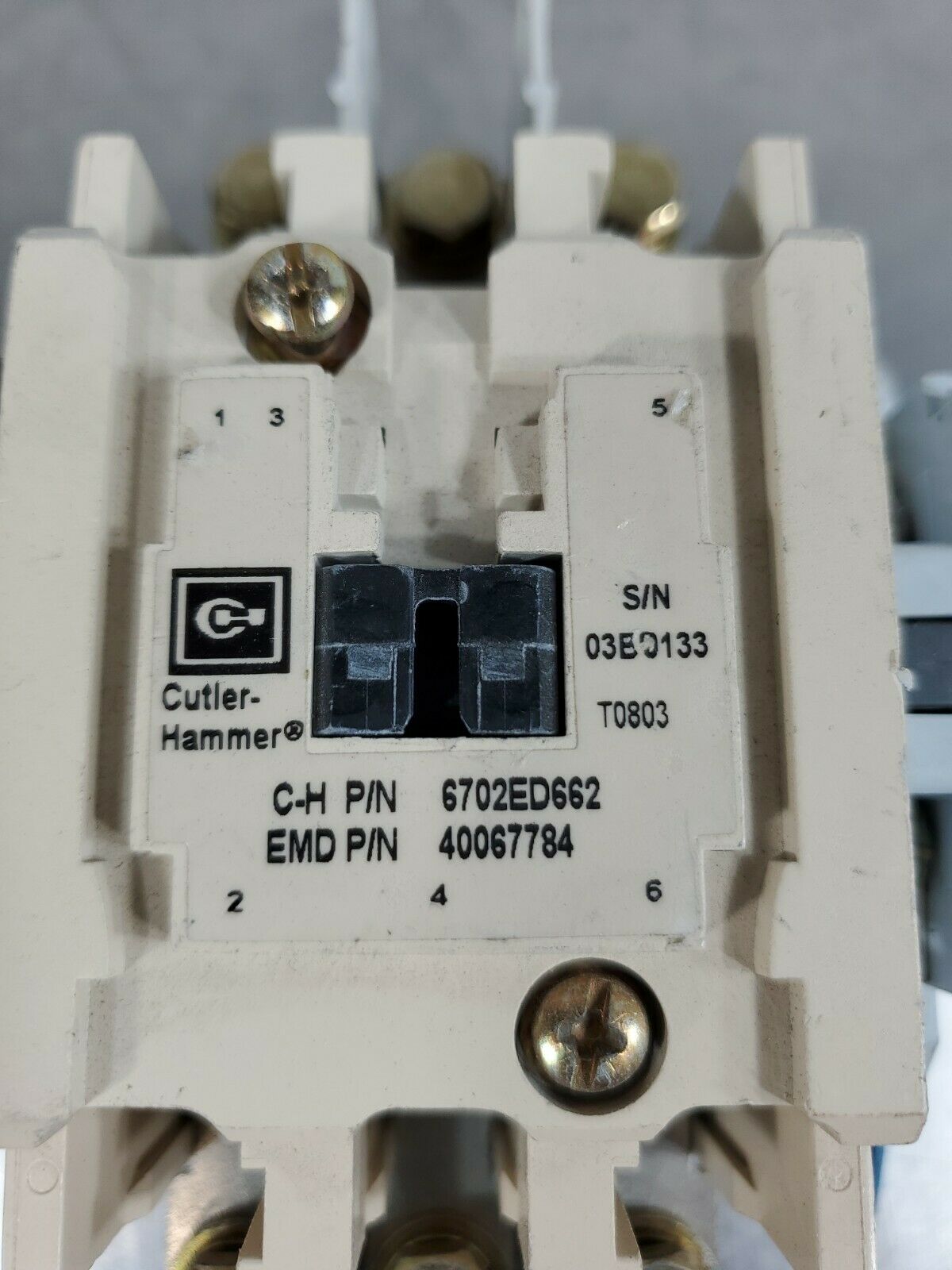 CUTLER HAMMER 6702ED662 with 10-6872 & 10-6872-2.            4H