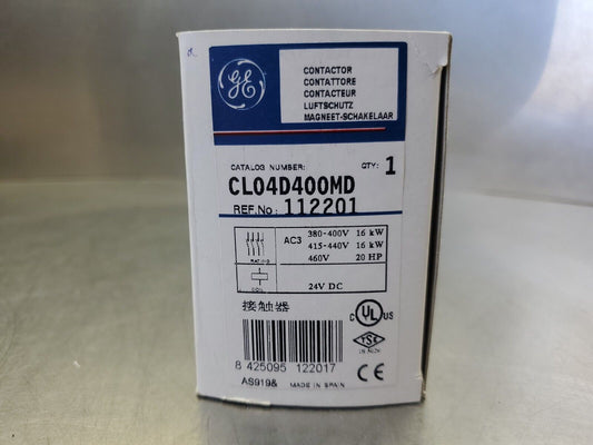 GE CL04D400MD Contactor W/24 VDC Coil.                                   4A-3
