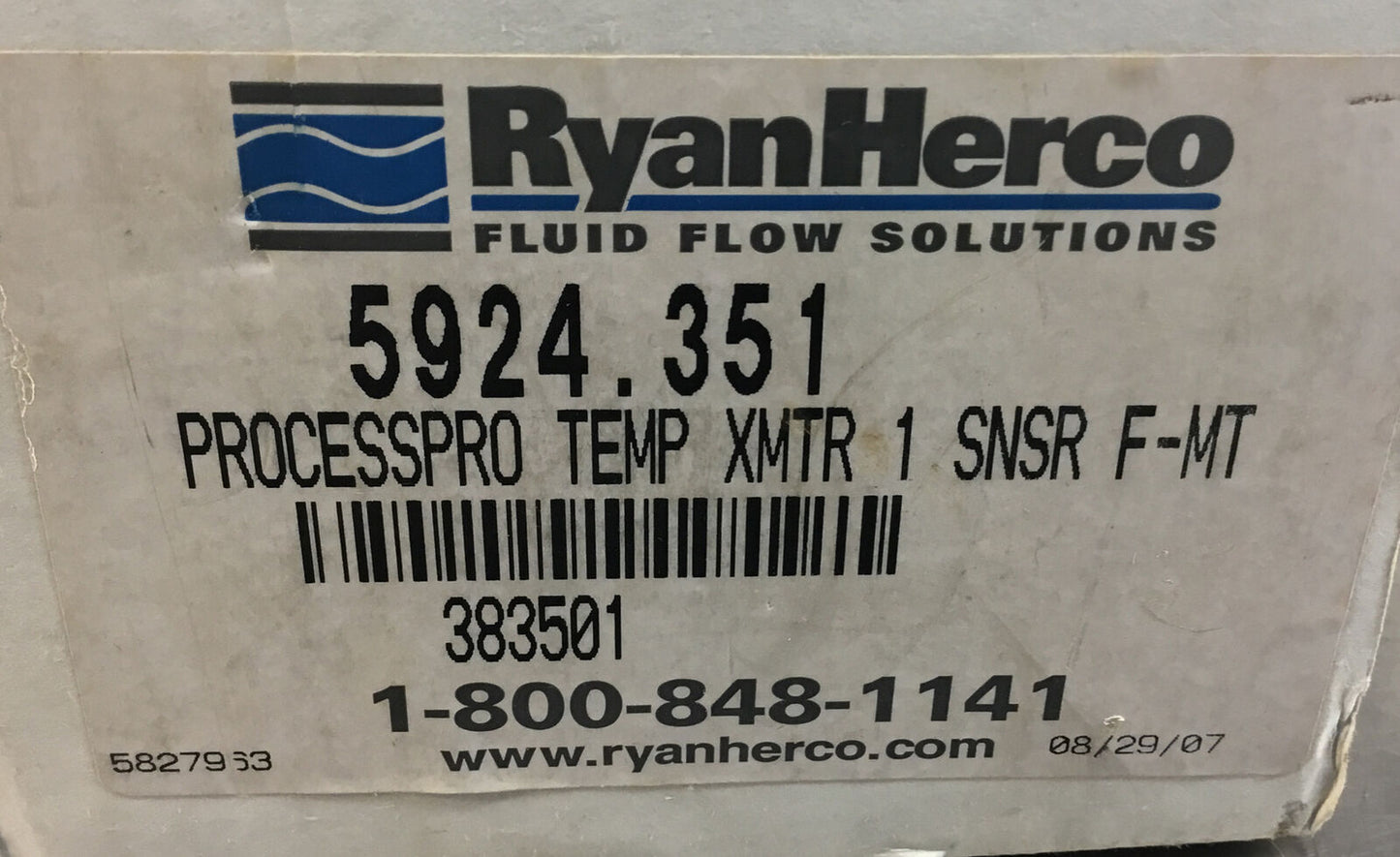 GEORGE FISCHER SIGNET  383501  /  5924.351  Temperature Transmitter   3B-8