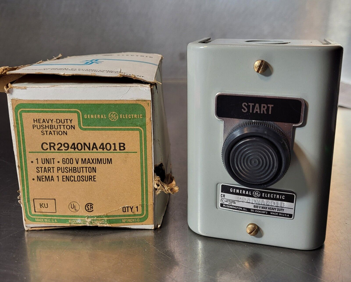GE CR2940NA401B Pushbutton Station.                                   Loc4C22