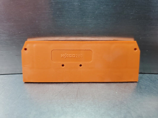 Wago 280 Orange Wire Terminal End Cap.                                     3D-29