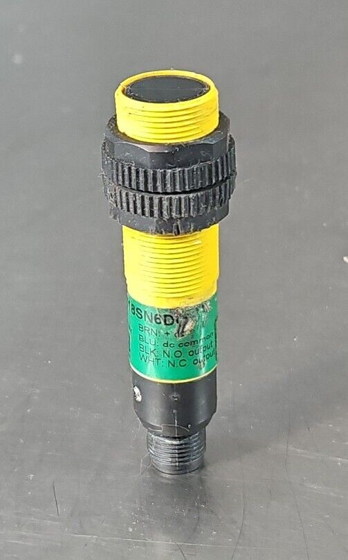 Banner S18SN6DQ Photoelectric switch sensor 10-30VDC NPN.               Loc5E-19