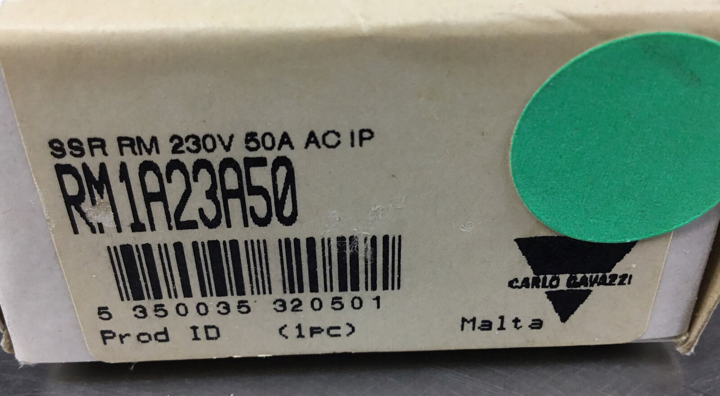 Carlo Gavazzi  RM1A23A50  Solid State Relay 50A 230V     4H
