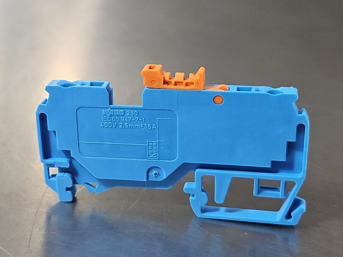 WAGO 280-876 Conductor Through Terminal Block - Lot of 83.               Loc3C-2