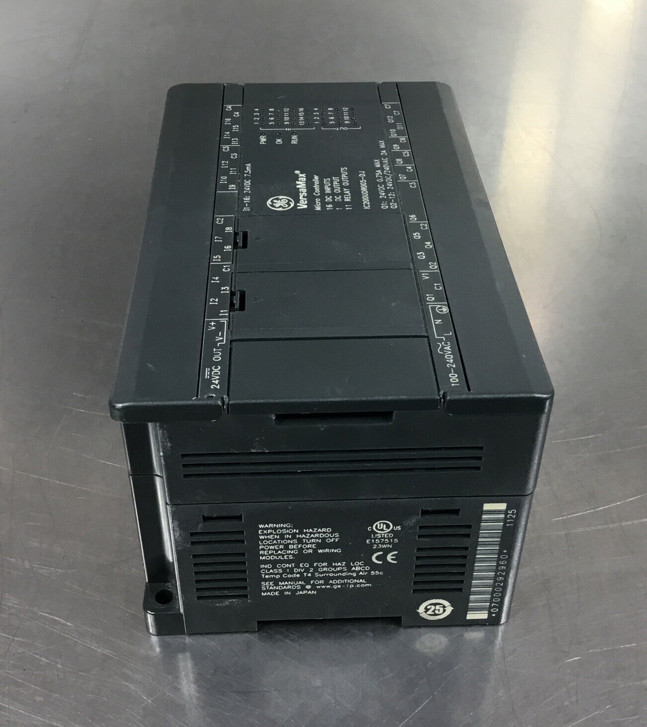 GE VersaMax  IC200UDR005-DJ  Micro Controller      3C-2