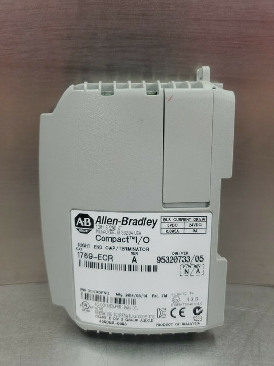 Allen-Bradley 1769-ECR Series A Compact I/O Right End Cap/ Terminator   3D-19