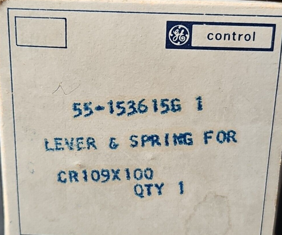 General Electric 55-153615G1 Lever And Spring For CR109X100.     Loc4E13