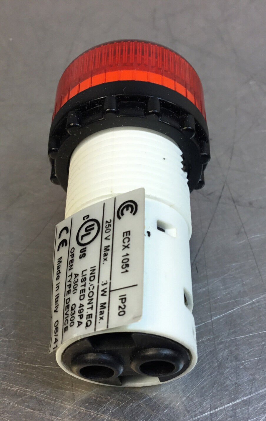 Automation Direct ECX1051-120, 250 V Max, 3 W Max. Red LED Indicator Light  4B