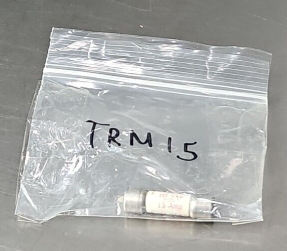 Gould Shawmut TRM15 Tri-onic Time Delay Fuse 250V 15A.                 Loc4D-25