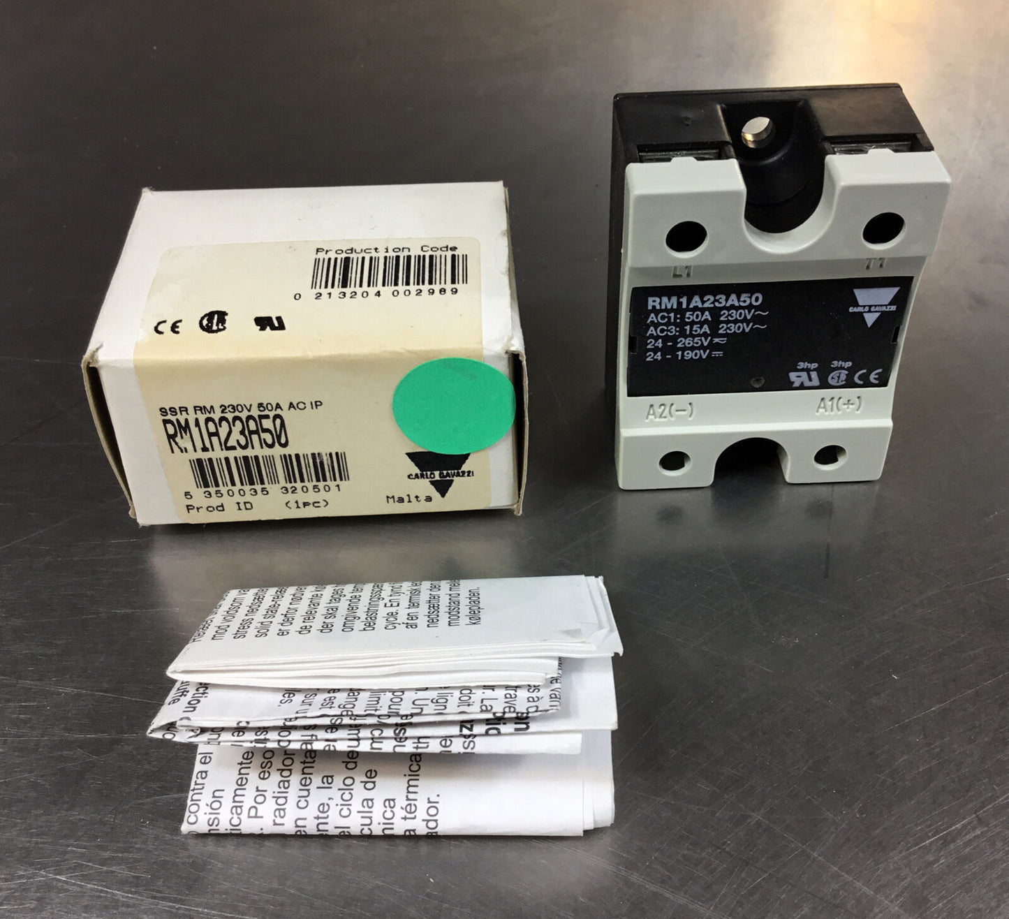 Carlo Gavazzi  RM1A23A50  Solid State Relay 50A 230V     4H