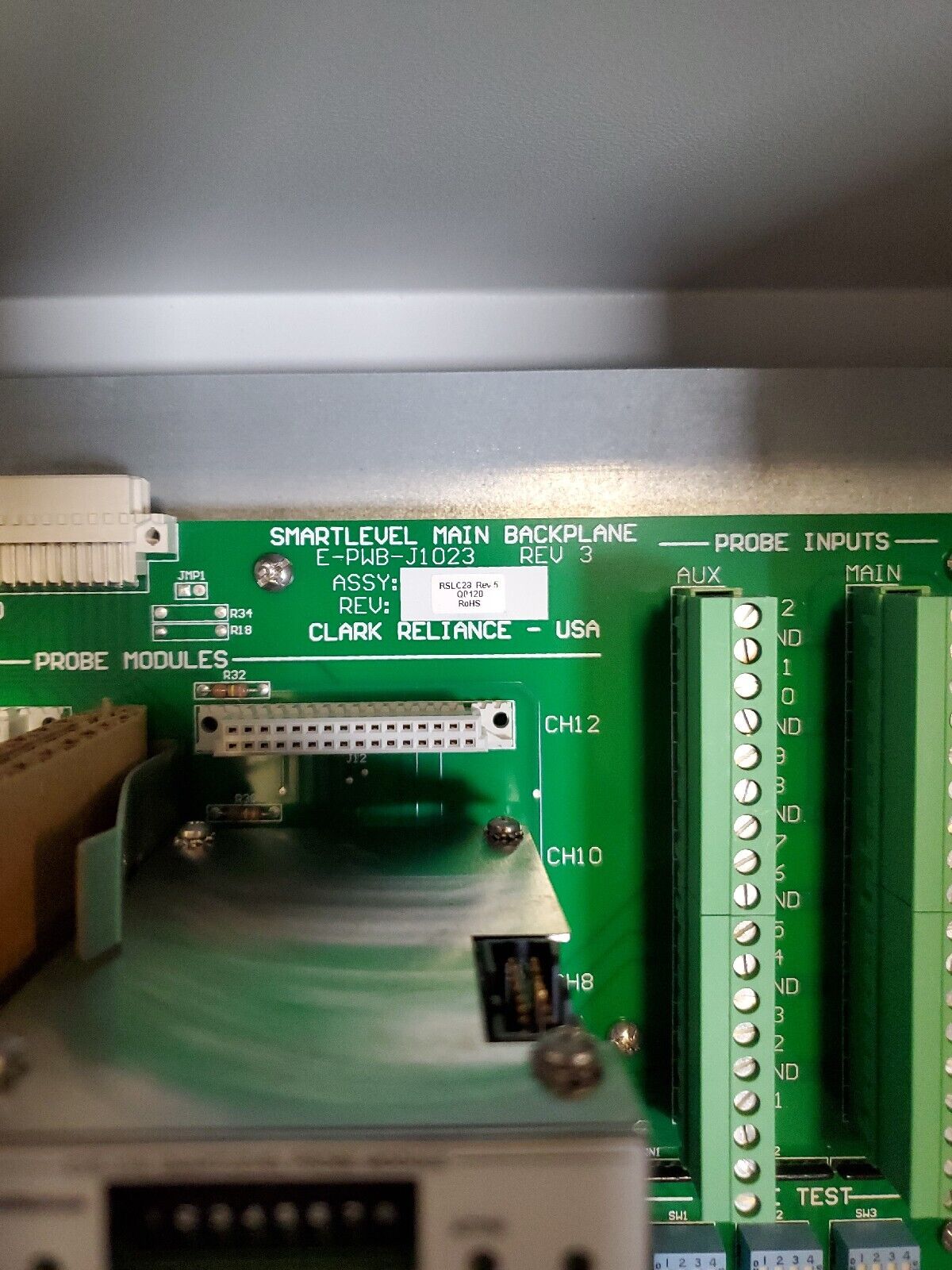 CLARK-RELIANCE RSC 10 SMARTLEVEL CONTROL UNIT NEMA4 ENCLOSURE w/MODULES.      6F