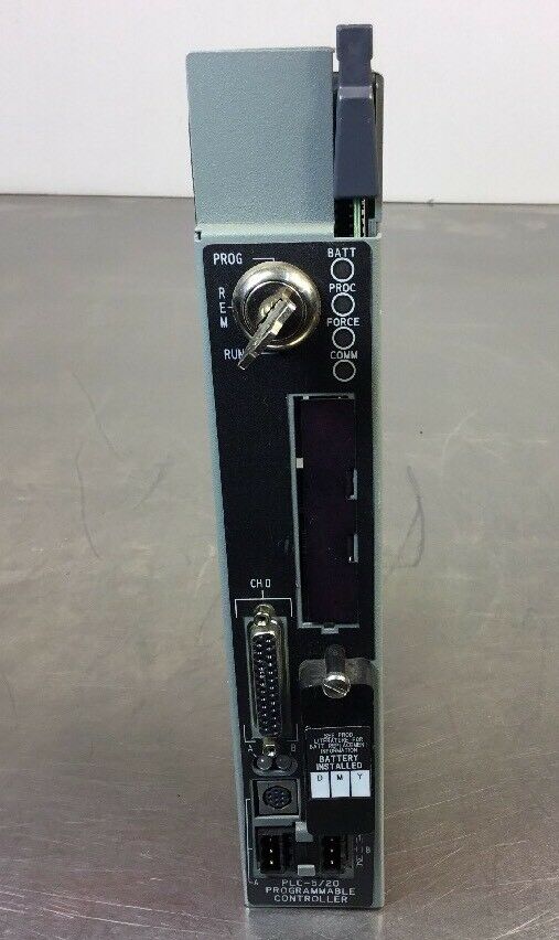 ALLEN-BRADLEY 1785-L20B/E  PLC-5/20 PROCESSOR MODULE Rev. E01.  3C