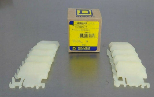 Square D - 9080GM6B Series A - Lot of 10 End Barrier 74402                    4H