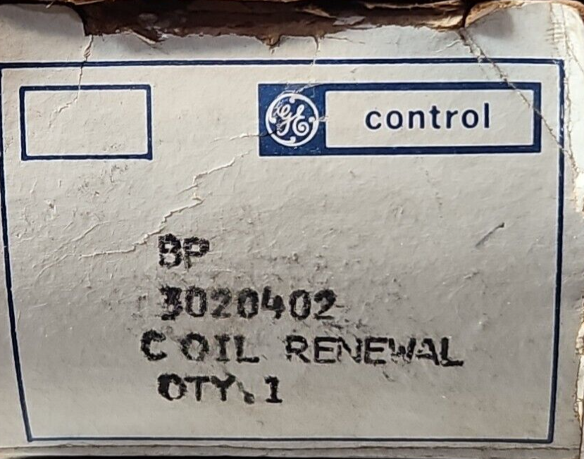 General Electric 3020402 Coil renewal.                         Loc4E11