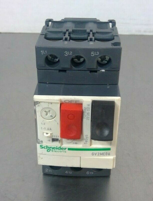 Schneider Electric - GV2ME06 - Manual Starter - 1-1.6A                        4G
