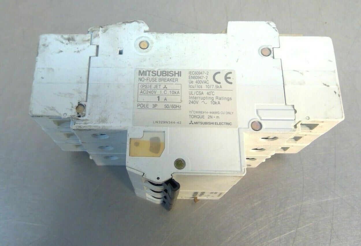 Mitsubishi Electric -  NF50-SMU 3 1 - 3P 1A No-Fuse Breaker - AX-05SMU        4D