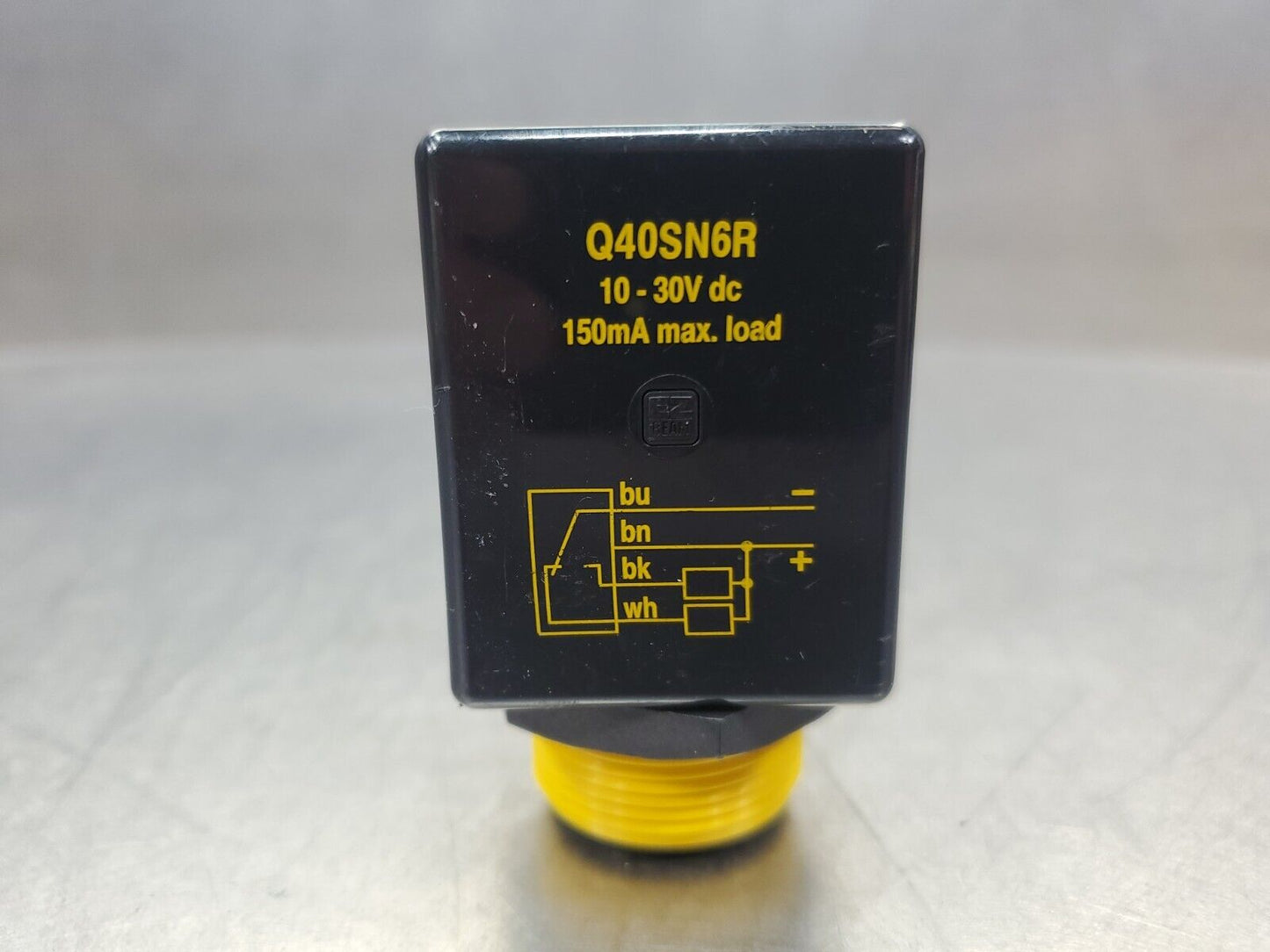 BANNER ENGINEERING Q40SN6R 10-30VDC Proximity Sensor.                      3E-26