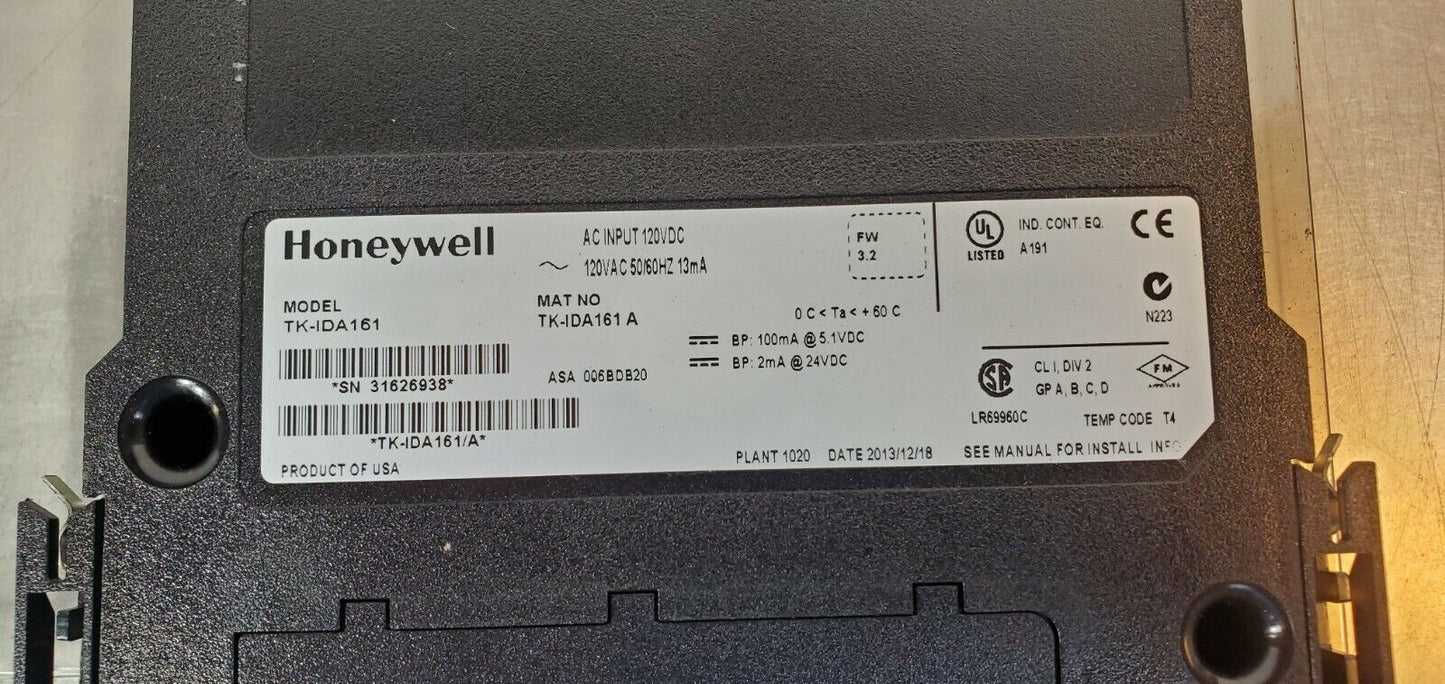 Honeywell/ Allen Bradley TK-IDA161A Digital Input Module Loc.3A