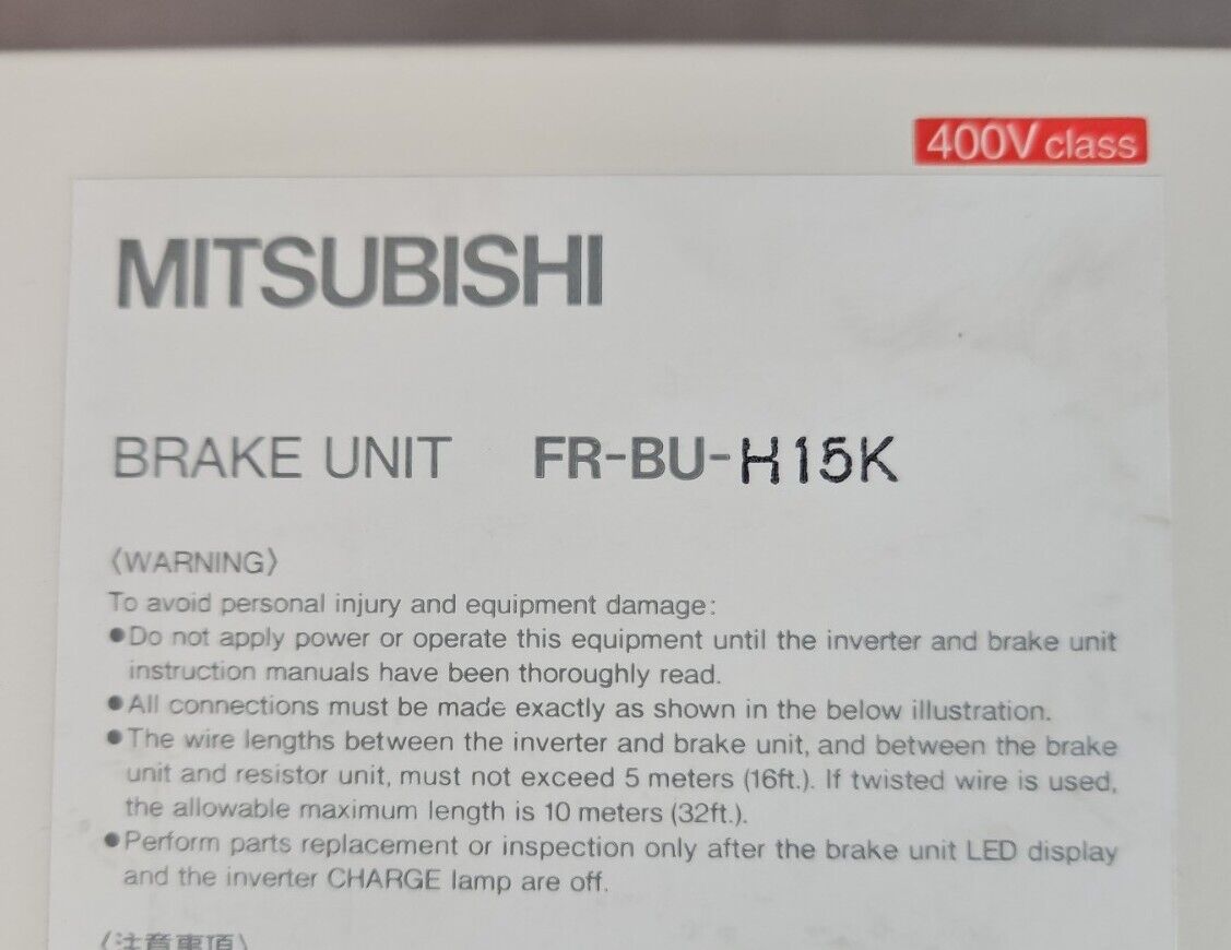 MITSUBISHI FR-BU-H15K BRAKE UNIT.                                        3A-27