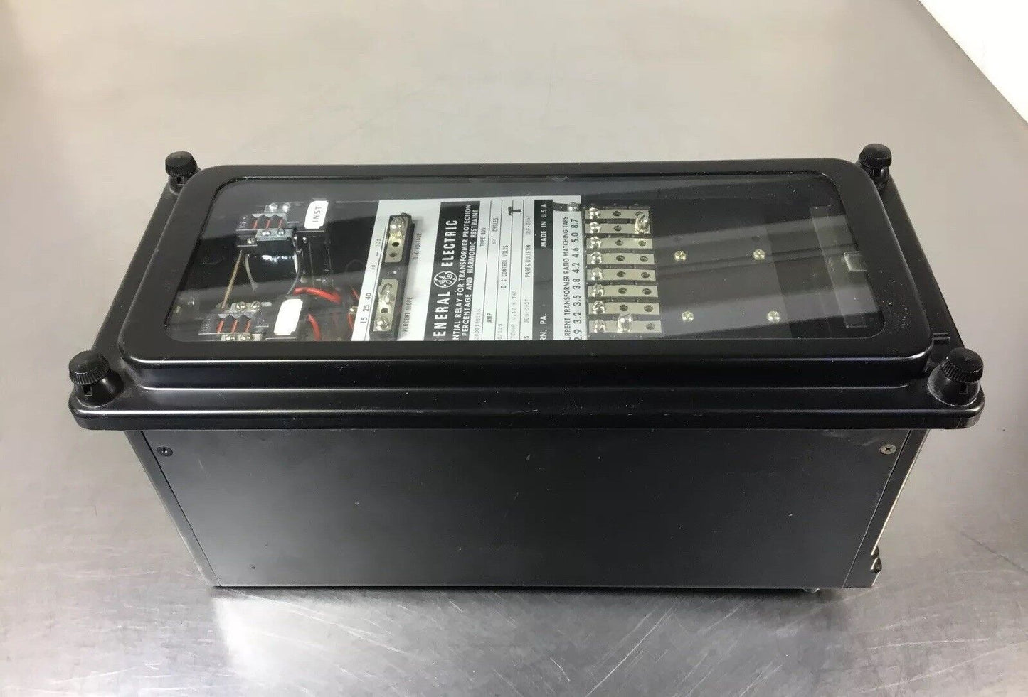GENERAL ELECTRIC 12BDD15B16A Differential Protection Relay 5A 48/125V.  Loc.Wall