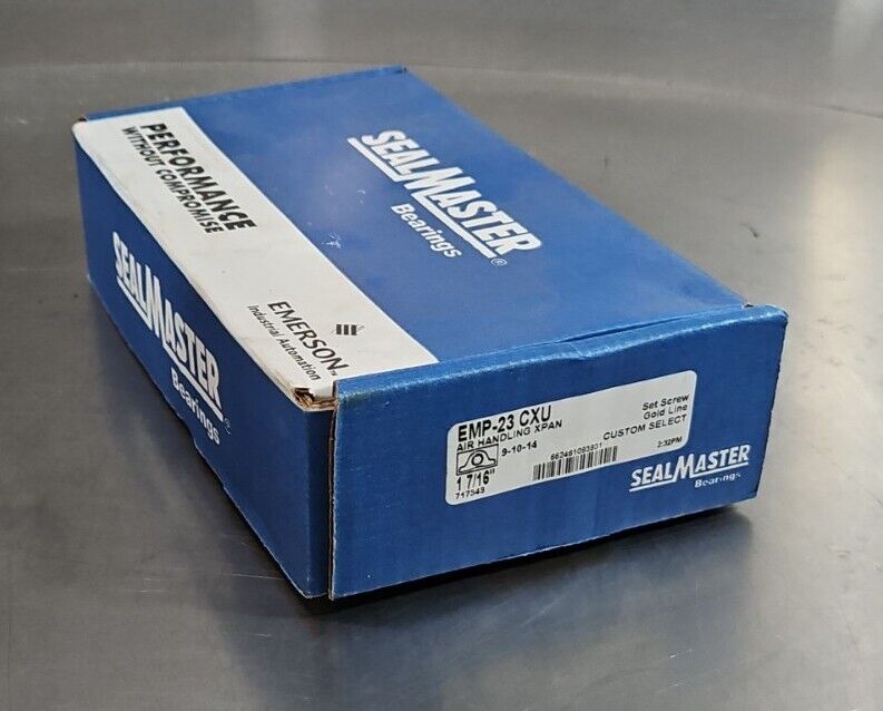 Seal Master EMP-23 CXU Expansion Pillow Block 1 7/16" Bearing 717353    Loc 6C-7