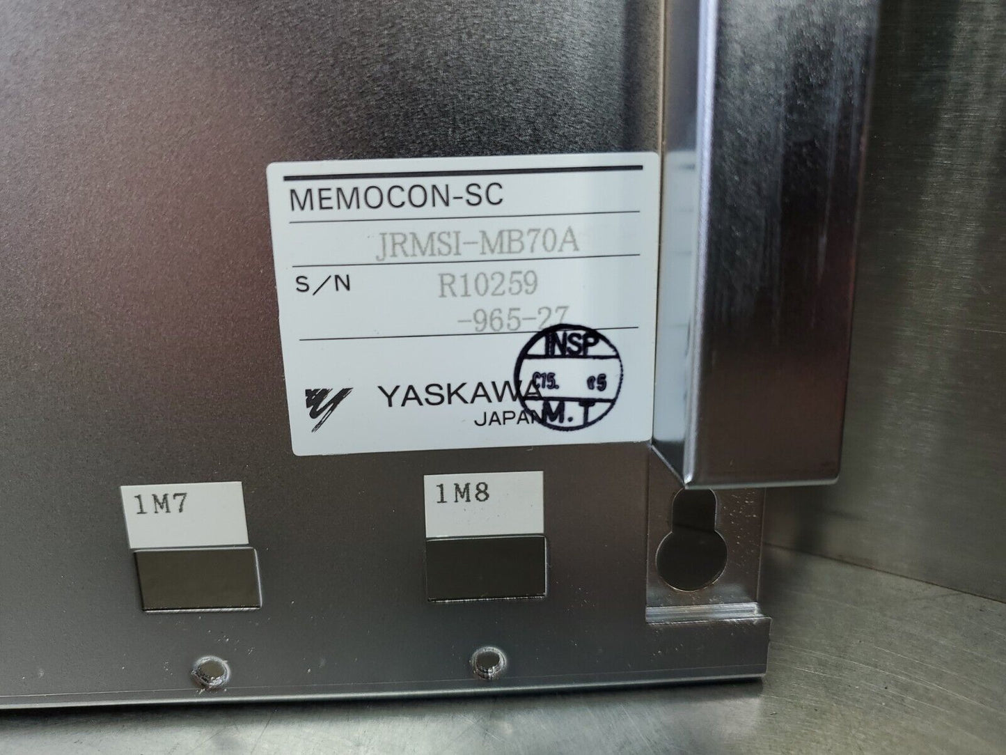 Yaskawa JAMSC-MB70A 10-Slot Backplane w/10 Modules ***See Description***    3F-5