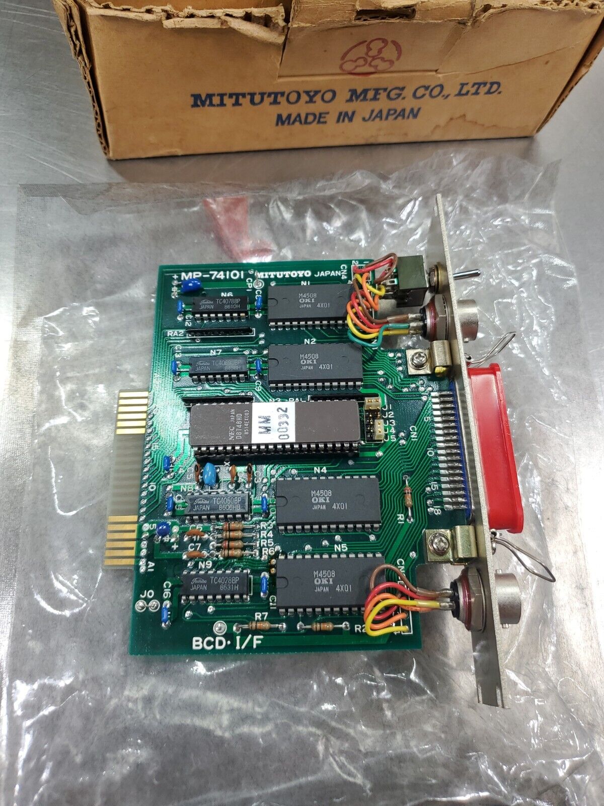 MITUTOYO 934788 CIRCUIT BOARD MP-74IOI.                                     3E-8