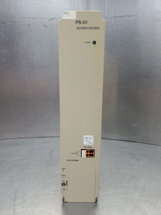 YASKAWA JACP-317120 (PS-01) AC100V/DC100V PLC POWER SUPPLY