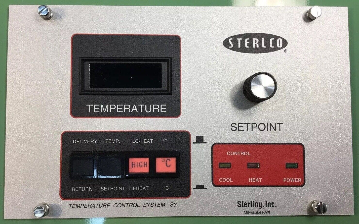 Sterlco Temperature Control System - S3 AS3 9332 with Console & Probes   6D