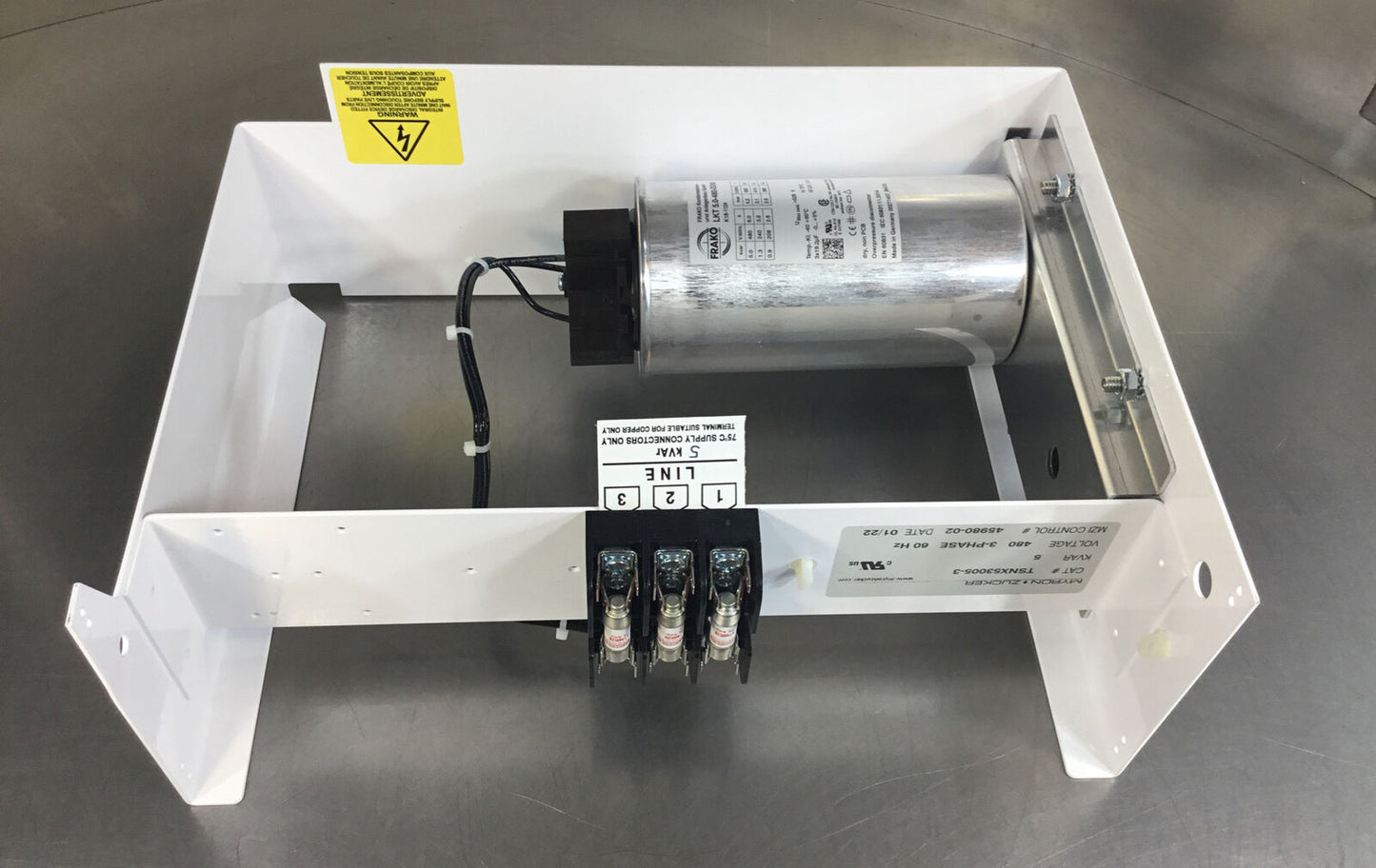 Myron Zucker Trymount Capacitor  TSNX53005-3 5 KVAR 480V 3Ph    4B