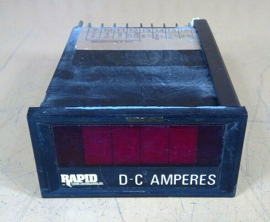 Crompton Instruments - Rapid DDRU D-C Amperes Meter                           2D