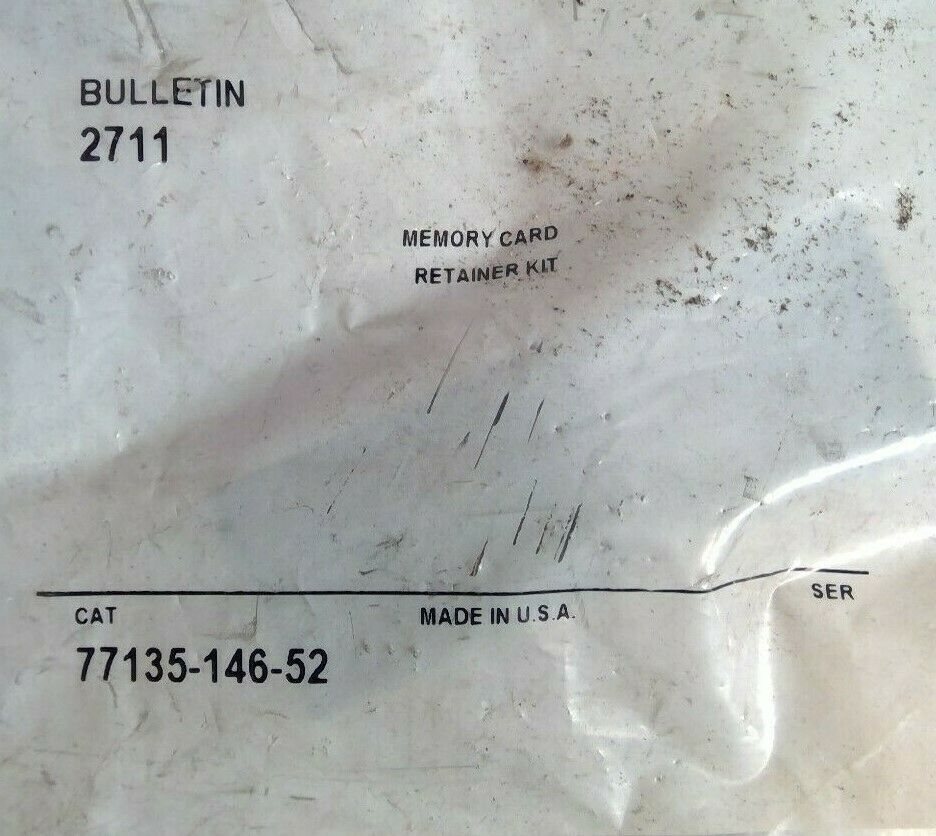 Allen-Bradley Bulletin 2711 Cat: 77135-146-52 Memory Card Retainer Kit        4D