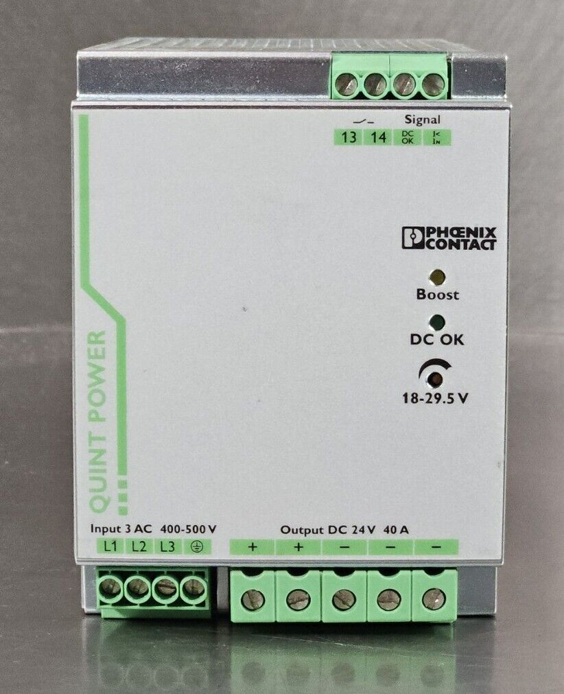 Phoenix Contact QUINT-PS/3AC/24DC/40 Power Supply.                         4E-24