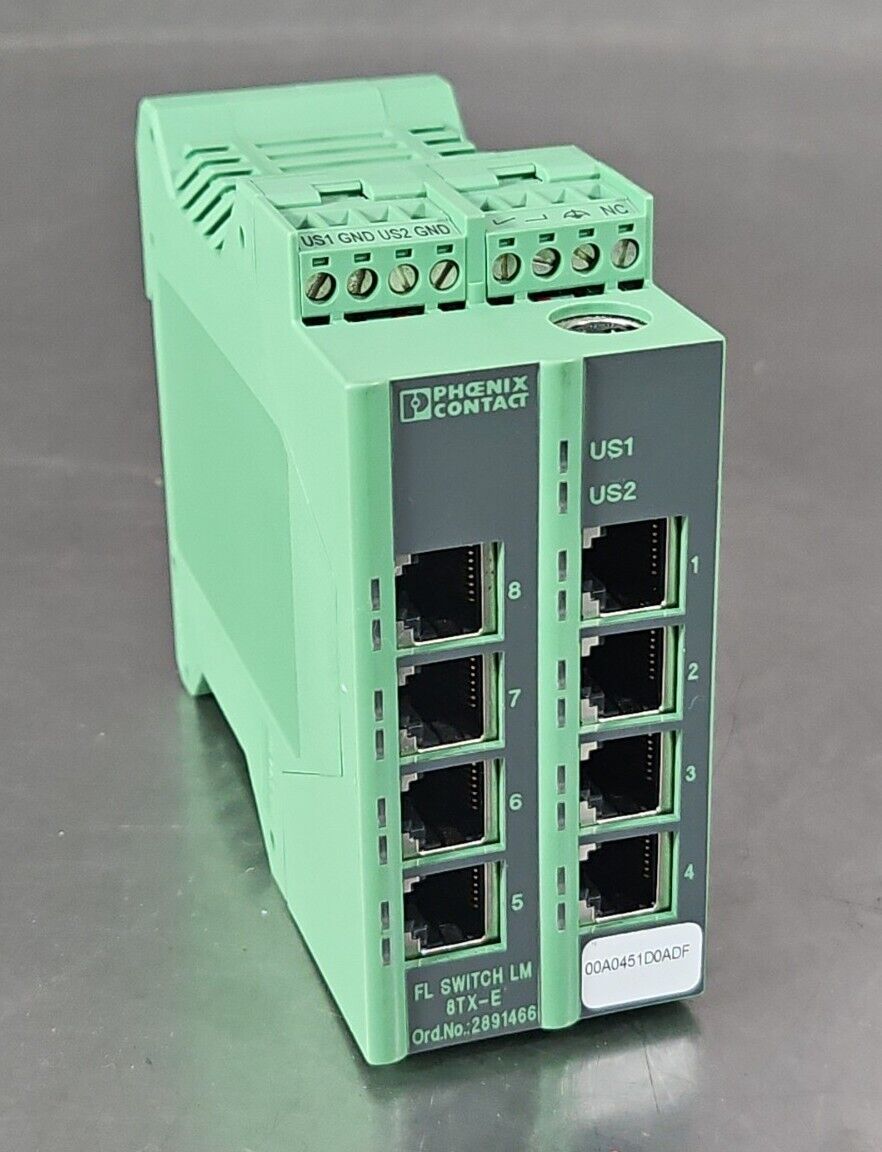 Phoenix Contact FL SWITCH LM 8TX-E Ethernet Switch.                        4D-20