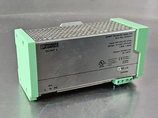 Phoenix Contact QUINT PS-120 AC/24DC/5/F Power Supply.         4E-20