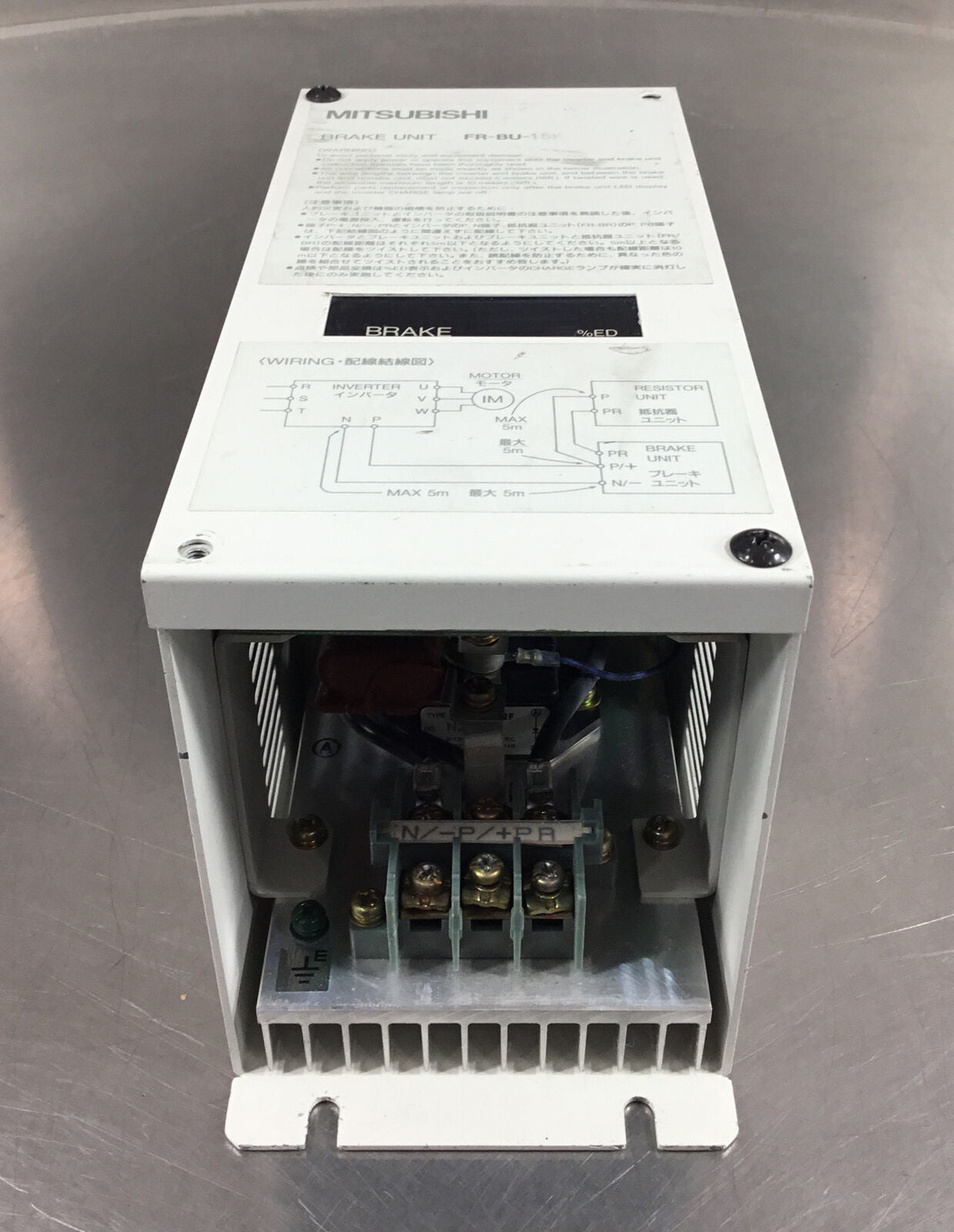 MITSUBISHI  FR-BU-15K  BRAKE UNIT  400VDC Max.      1C