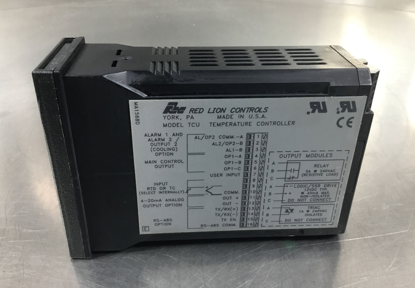 RED LION CONTROLS  TCU01004  Temperature Controller        2C