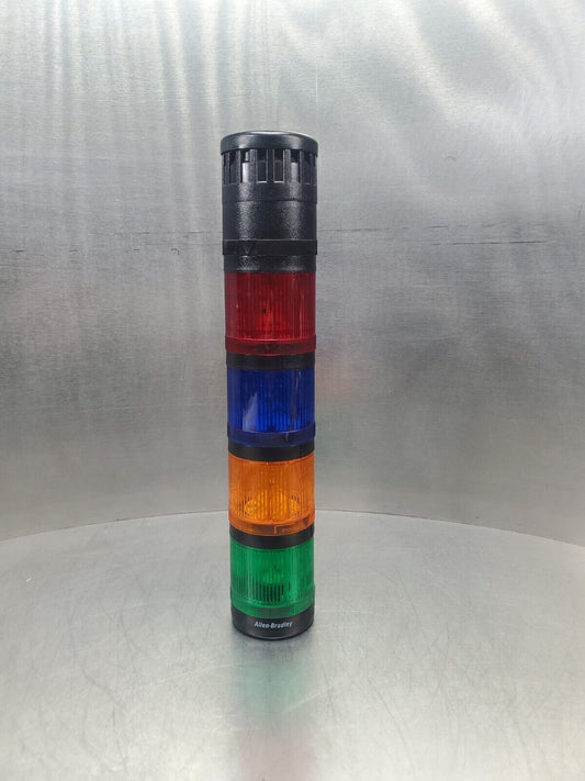 ALLEN BRADLEY 855T-BCB GYBR Safety Light Unit.                                3A