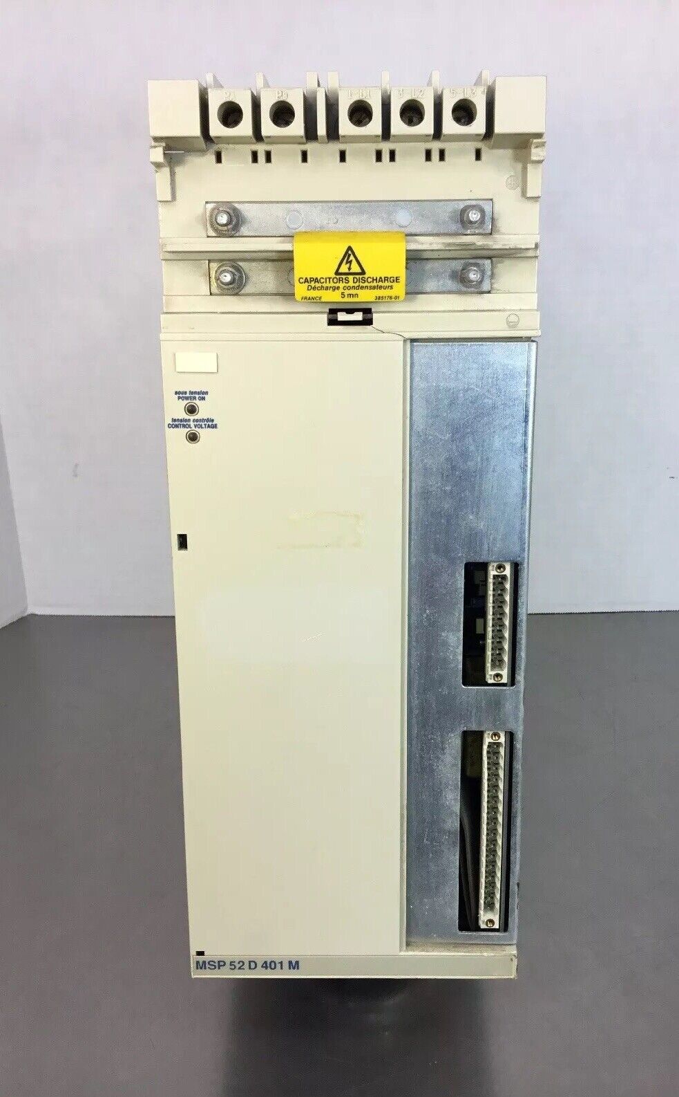 Telemecanique MSP52D401M Power Supply Out: V = :325 Vdc in: 40a, Imax: 80a   3E