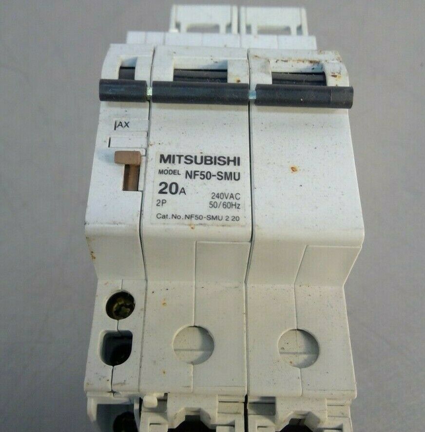 Mitsubishi Electric -  NF50-SMU 2 20 - 2P 20A No-Fuse Breaker - AX-05SMU      4D