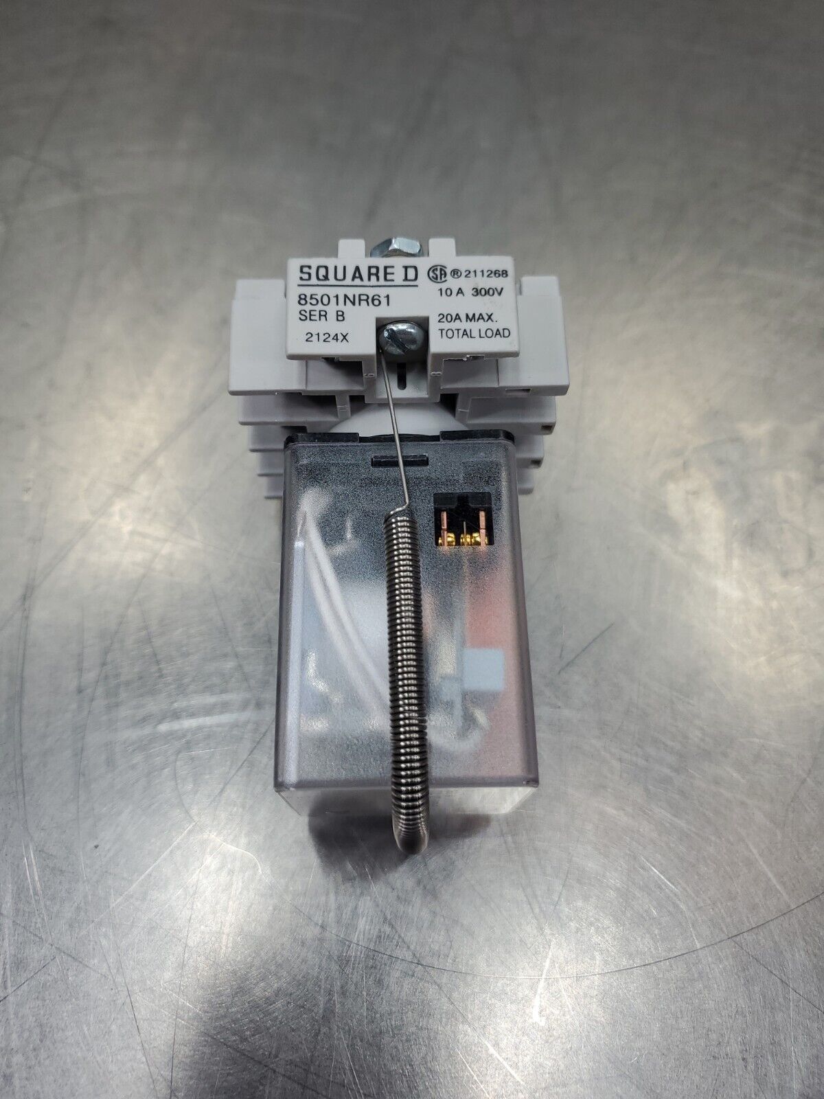 SQUARE D 8501KPR13P14V20 Ser. G 120V 50/60Hz Purpose Relay.                 4C-1