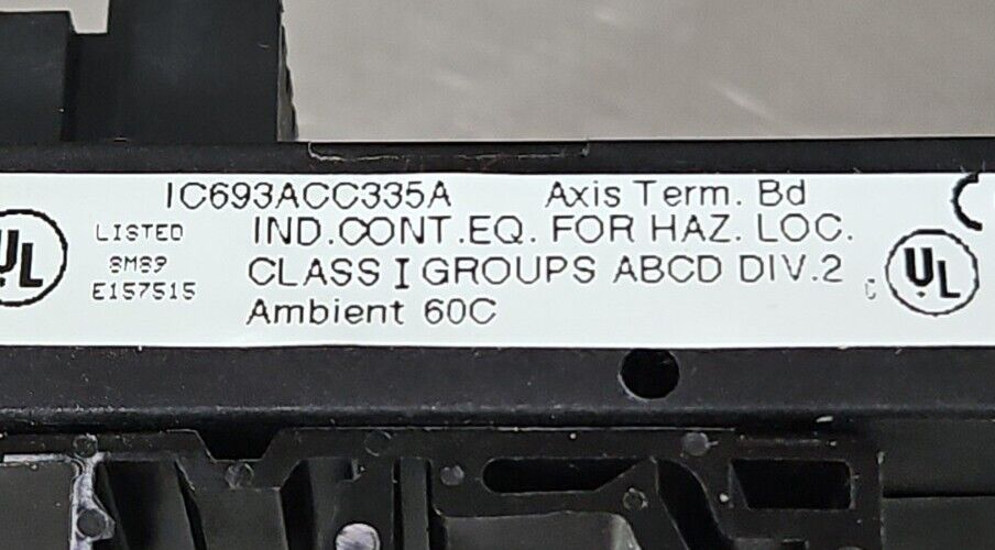 FANUC IC693ACC335A AXIS TERMINAL BOARD / DSTB3.                            3A-19