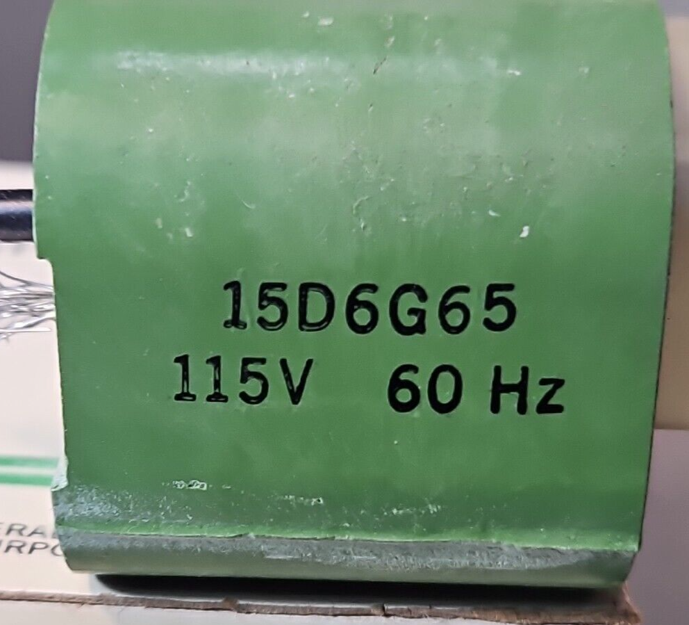General Electric 15D6G65 Renewal part 115V 60Hz.    Loc4E7
