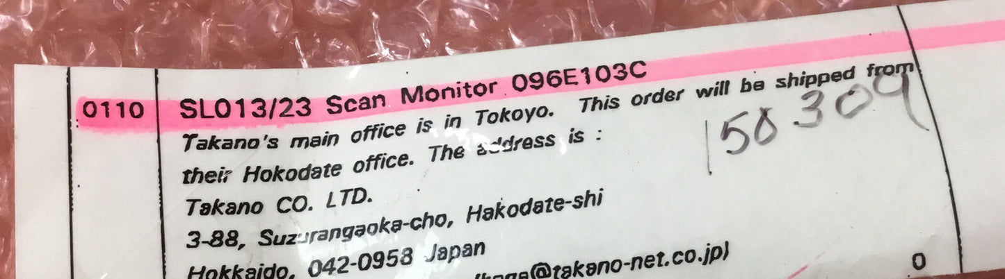 TAKANO  096E103C  Scan Monitor Board Rev. C      3B-24