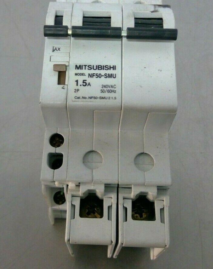 Mitsubishi Electric -  NF50-SMU 2 1.5 - 2P 1.5A No-Fuse Breaker - AX-05SMU    4D